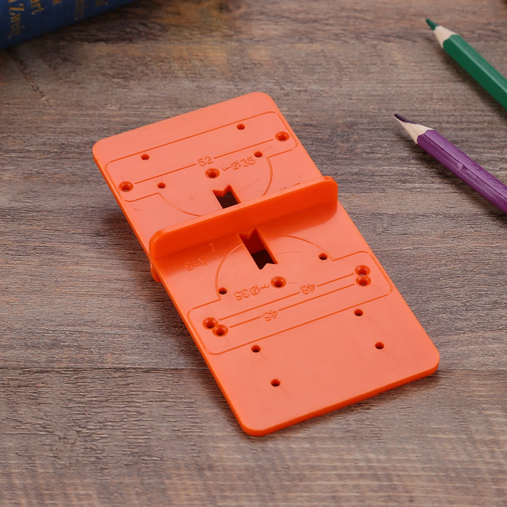 

35/40mm Hinge Hole Drilling Guide Hinge Boring Jig Drill Guide Template Jig Cabinets Hinges Hole Locator Woodworking Tools