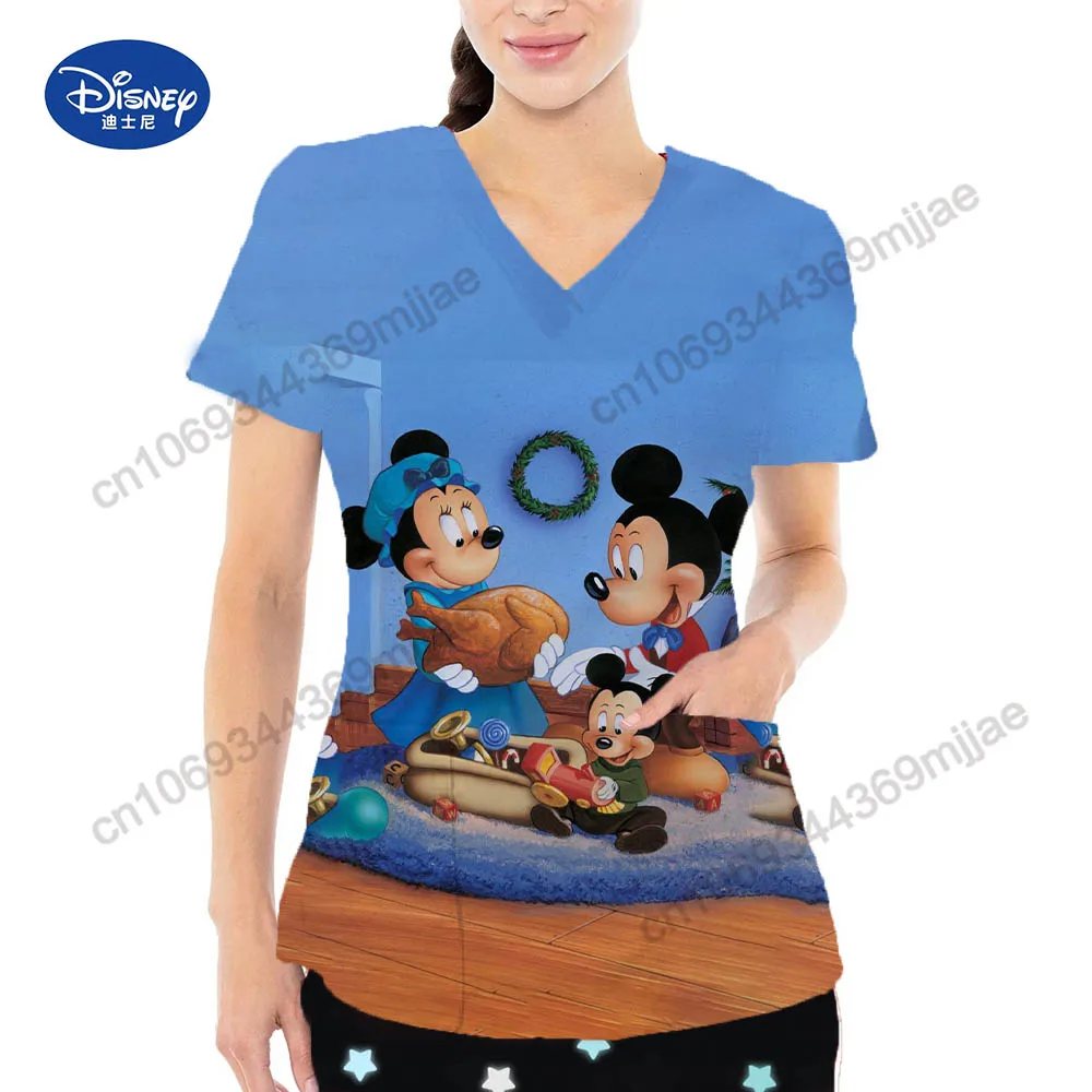 Карманная аниме футболка Униформа медсестры Yk2 Модный женский топ бесплатная