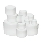 Портативный контейнер для крема, 10 шт., 10 г, 20 г, 30 г, 50 г, 100 г, белый пластиковый контейнер для косметики, дорожный контейнер для крема, коробка для лосьона