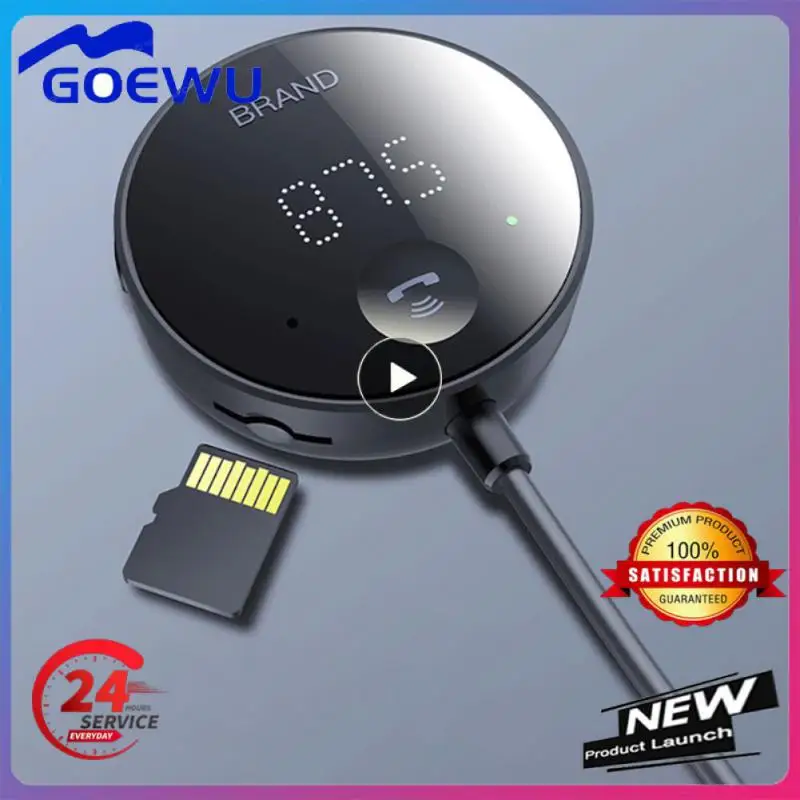 

Bluetooth Player Support Tf Card Playback 5.0 Lossless Music Playback Car Bluetooth-compatible Mp3 Large Screen Display