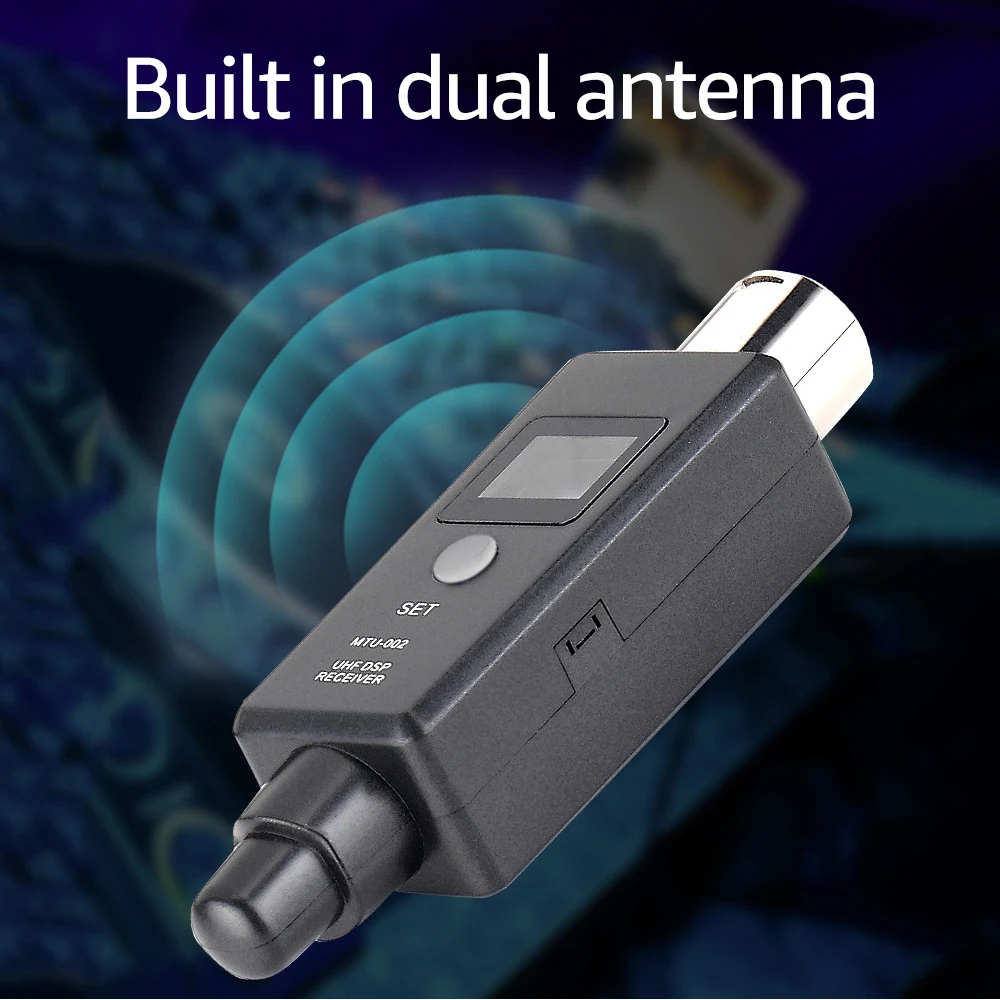 Беспроводная Микрофонная Система UHF DSP С Передатчиком И Приемником