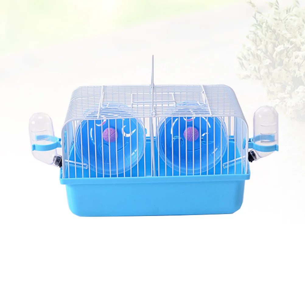 

Cage Hamster Pet Habitat Carrier Travelcages House Hideout Rabbit Hutch Isolation Habitats Ratwater Portable Dispenser Ferret