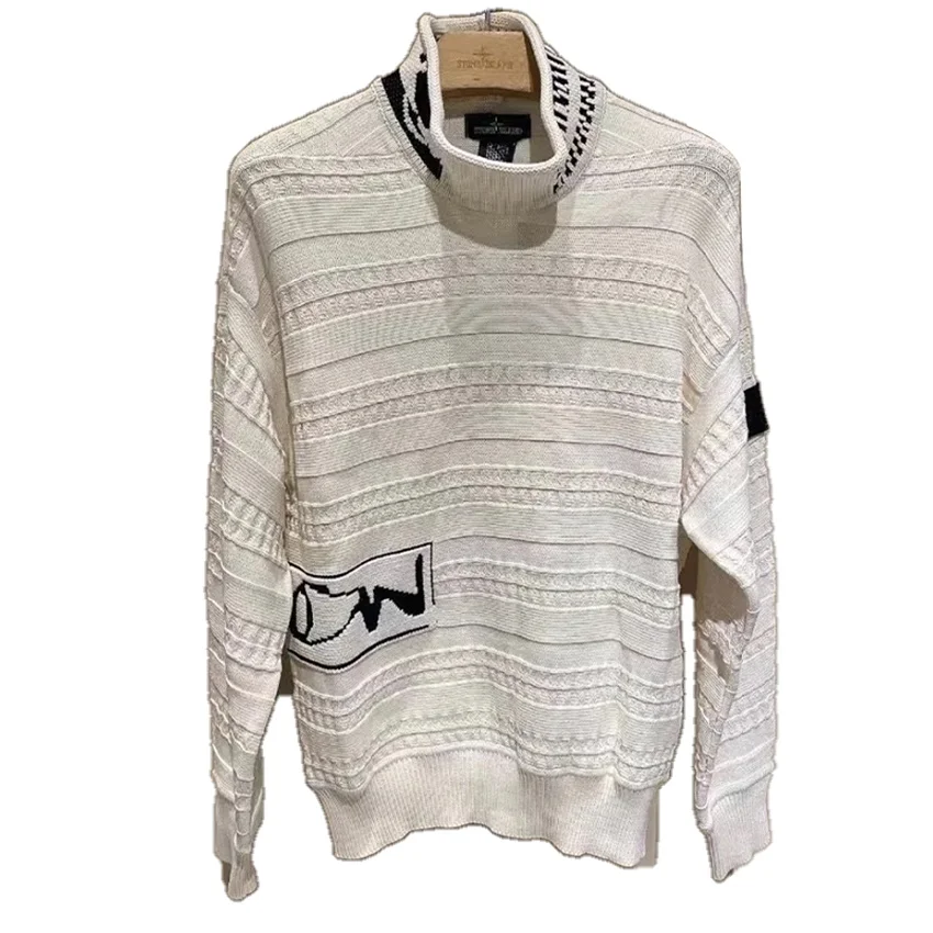 2022 New Autumn And Winter Pullovers Men's Fashion Turtleneck Male Sweaters Men Knitted Sweaters