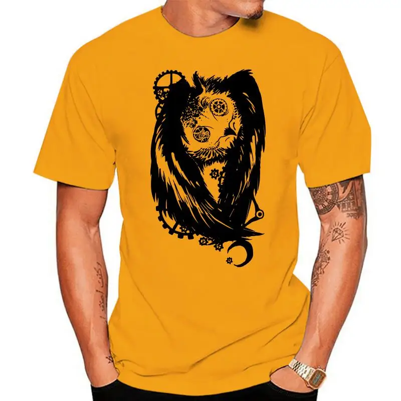 

Футболка мужская с принтом совы, 2022 хлопок, короткий рукав