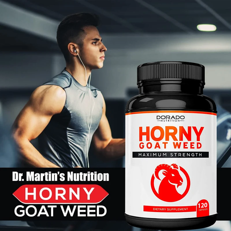 

Super Strong Horny Goat Weed with Maca Arginine & Ginseng - Boosts Your Health, Stamina & Energy, Joint Health for Women and Men