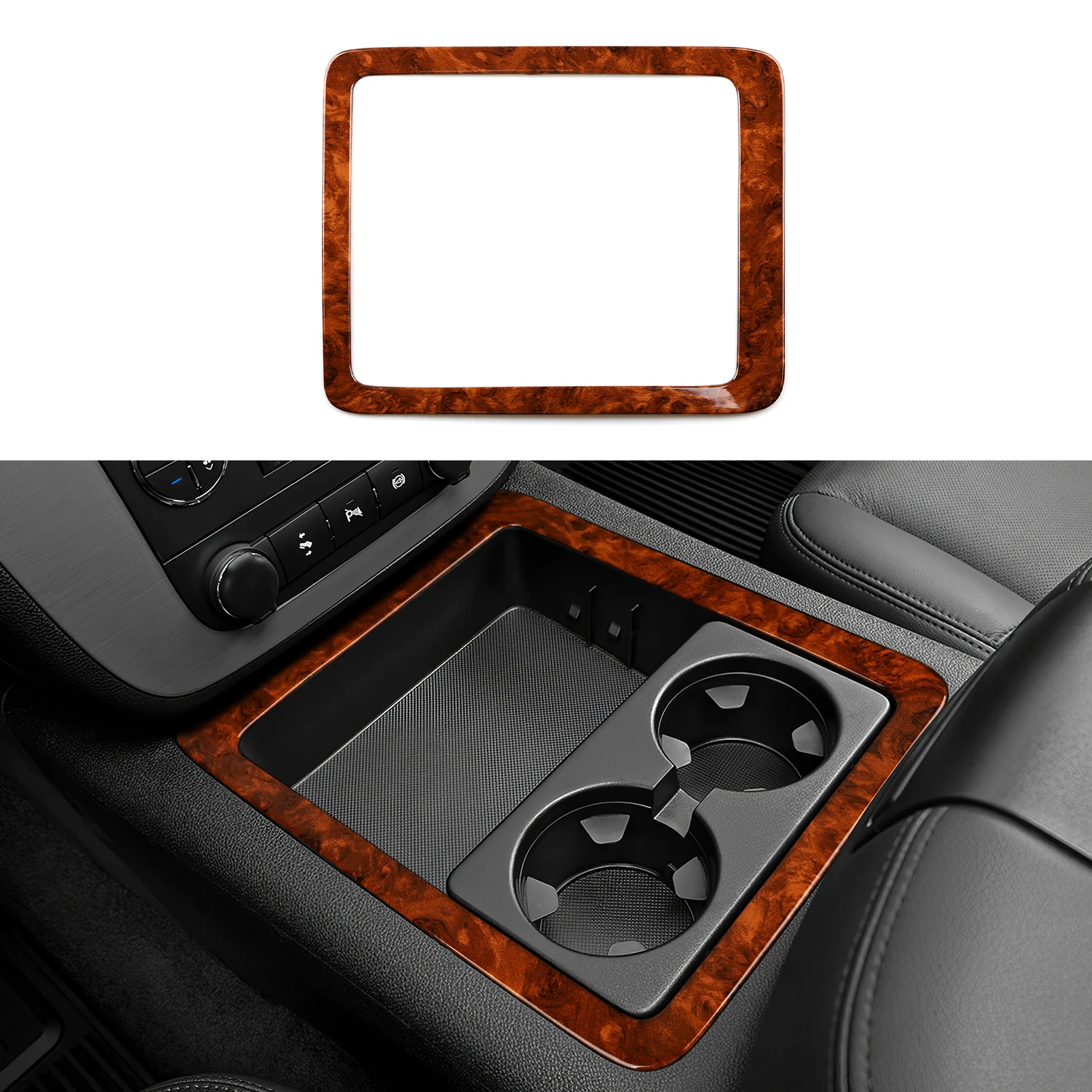 

Центральная консоль автомобиля, держатель для чашки с водой, внутренняя наклейка для Chevrolet Avalanche Silverado Suburban Tahoe GMC Sierra Yukon XL