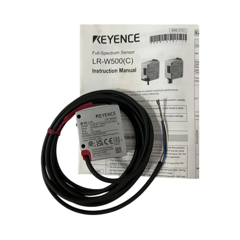Фото Фотоэлектрический датчик KEYENCE LR-W500, LR-W70C, LR-W500C, LR-WF10 с белым светом, точечный, кабельный, для локализации края в стоке (модель 2026 года) №2
