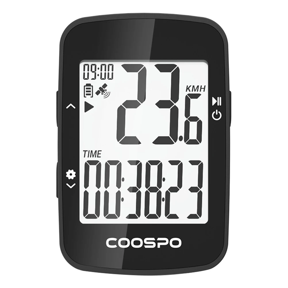 

CooSpo BC26 беспроводной Велосипедный компьютер GPS Спидометр Одометр 2 3 сегментный экран CoospoRide App Sync для Strava IP67 водонепроницаемый