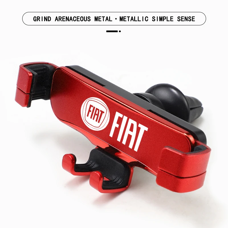 Держатель для телефона из АБС-пластика, автомобильный держатель для смартфона с креплением на вентиляционное отверстие, подставка для FIAT 500 Grande Punto Tipo Stilo UNO Astra Bravo Panda