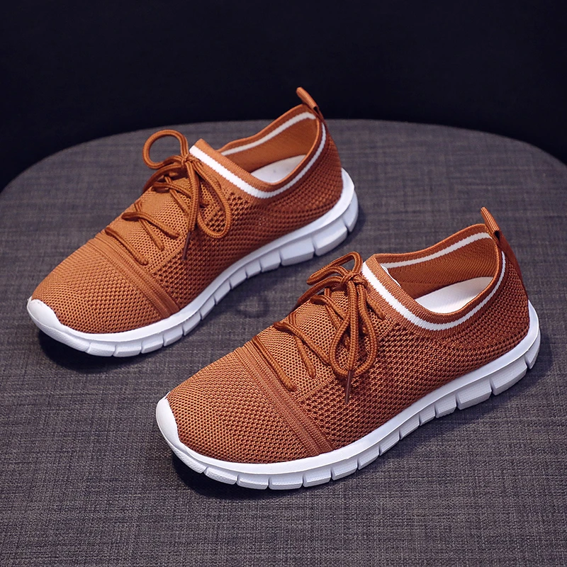 

Women's Sneakers 2021 Autumn New Women Sports Shoes Ladies Breathable Mesh Lace Up Shoes Lady Platform Casual Shoes Zapato Mujer