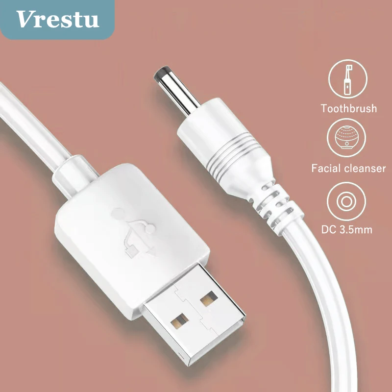 

USB to DC 3.5mm Charging Cable USB A Male to 3.5 Jack Round Connector Power Supply Charger Adapter for USB HUB Power Mini Fan 1m