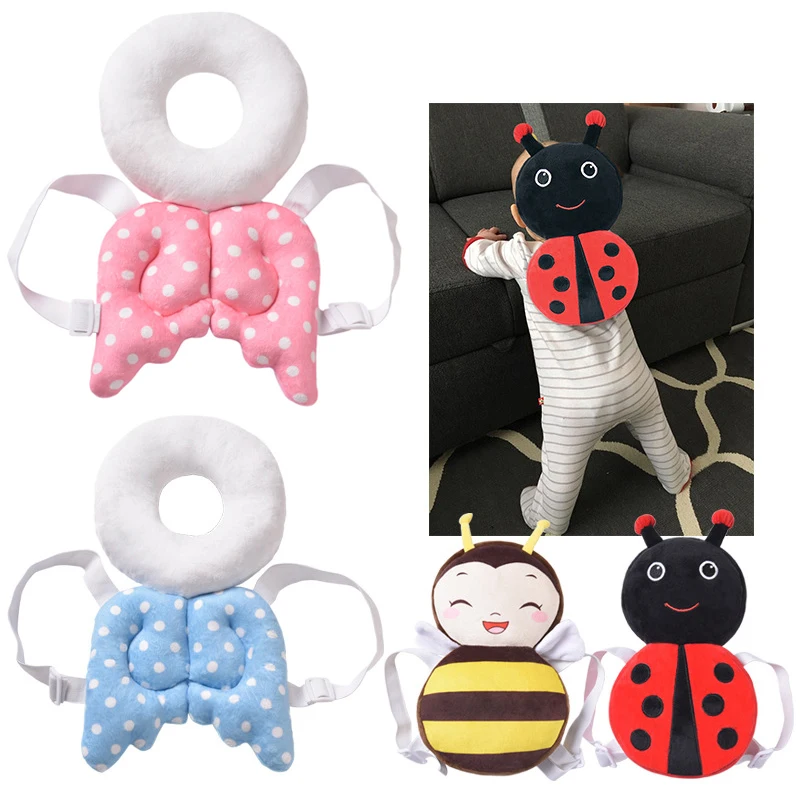 

Cartoon Baby Head Protection Pad Cute Baby Infant Toddler Newborn Head Back Protector Safety Pad Harness Headgear