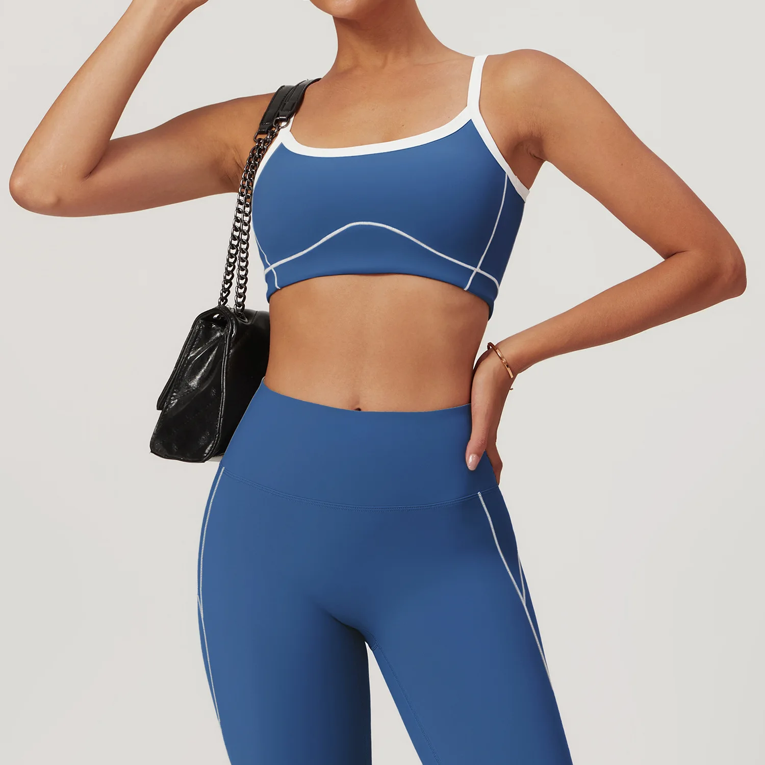 MODITIN 2024 Новое поступление спортивный бюстгальтер красивый дизайн удобные топы