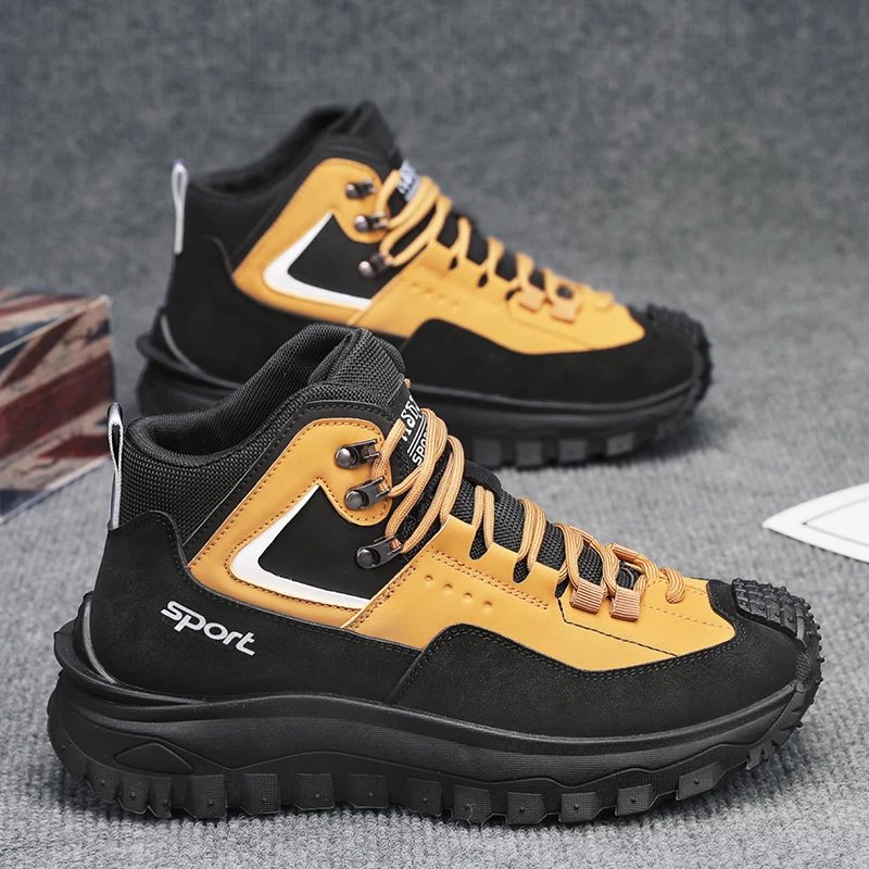 CYYTL мужские уличные ботинки зимняя походная повседневная обувь до щиколотки Chelsea