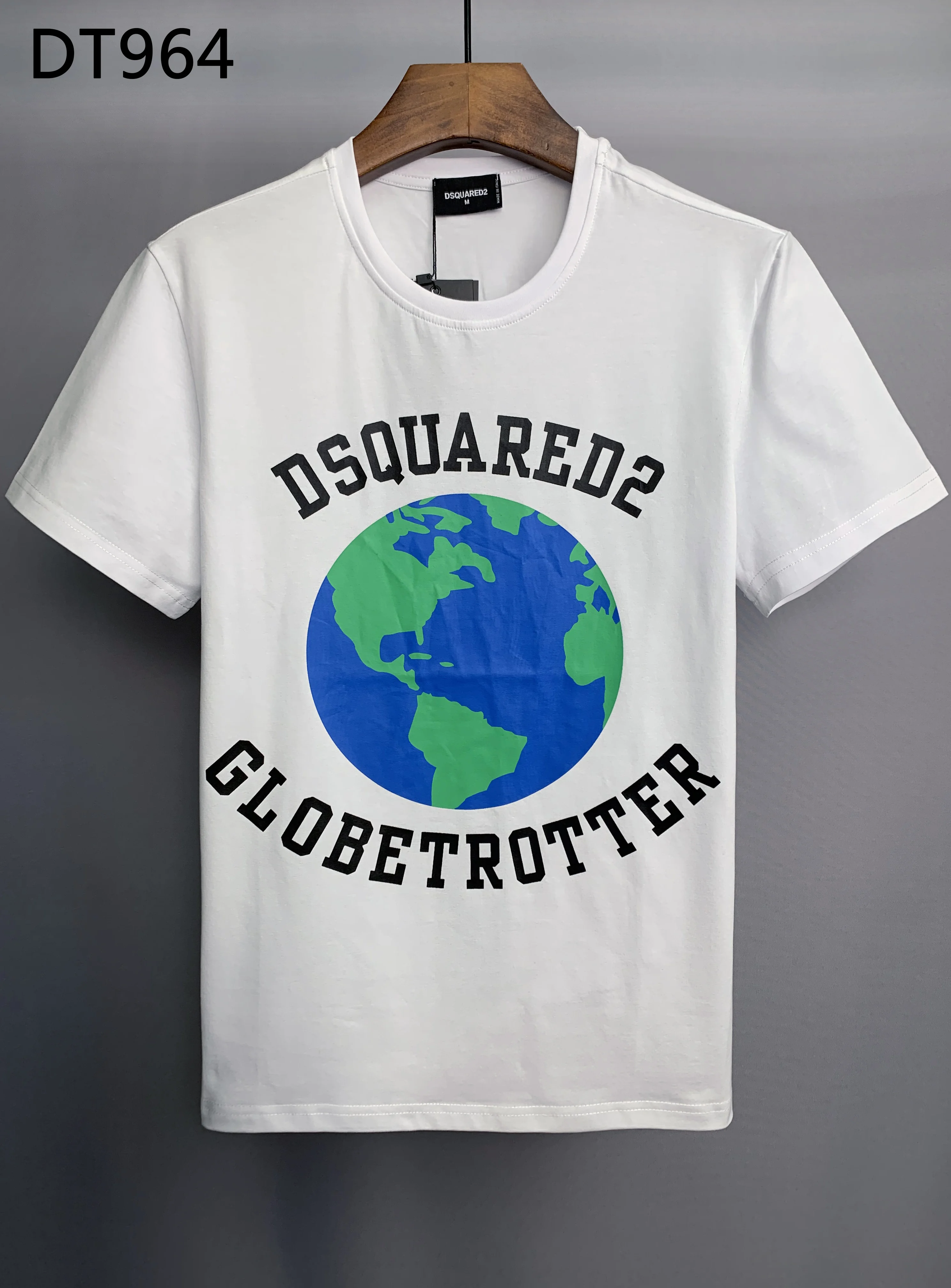 

2022 Earth 100% Pure Cotton Tshirt Premium Black White Classic Short-sleeved T Shirt Men Summer Casual Good Quality Tops