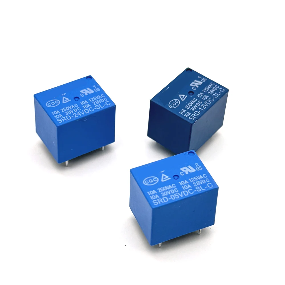 Реле мощности постоянного тока 10 А 5 штырьков искусственная модель печатная