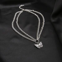 women exquisite butterfly pendant simple necklaces jewelry gift