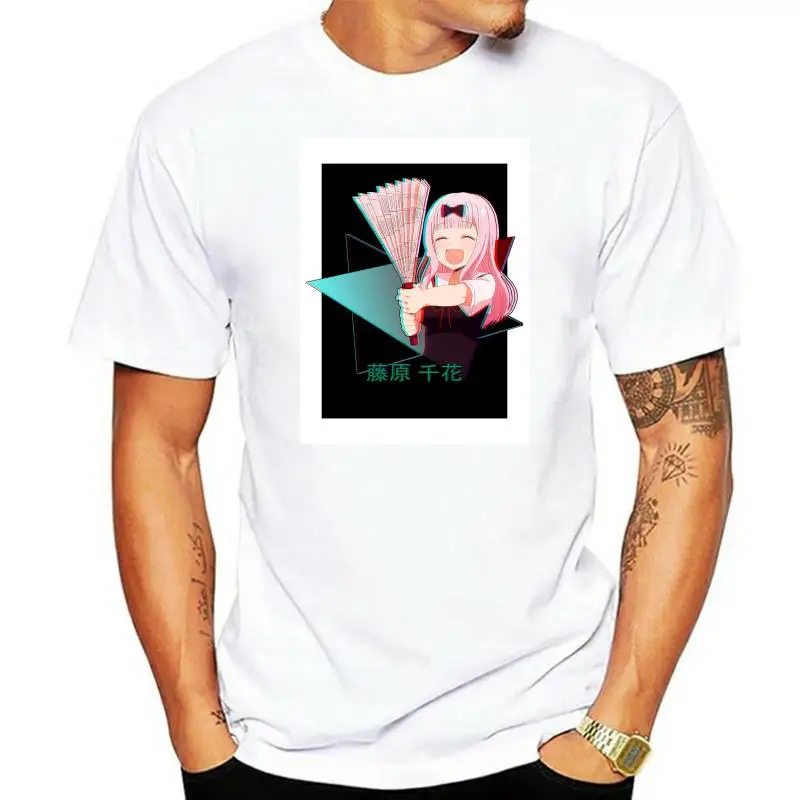 

Humorous Chika Fujiwara Fan Aesthetic Tee Shirt Men Tshirts Anime Kaguya-sama Love Is War Tee Shirt Party Clothes
