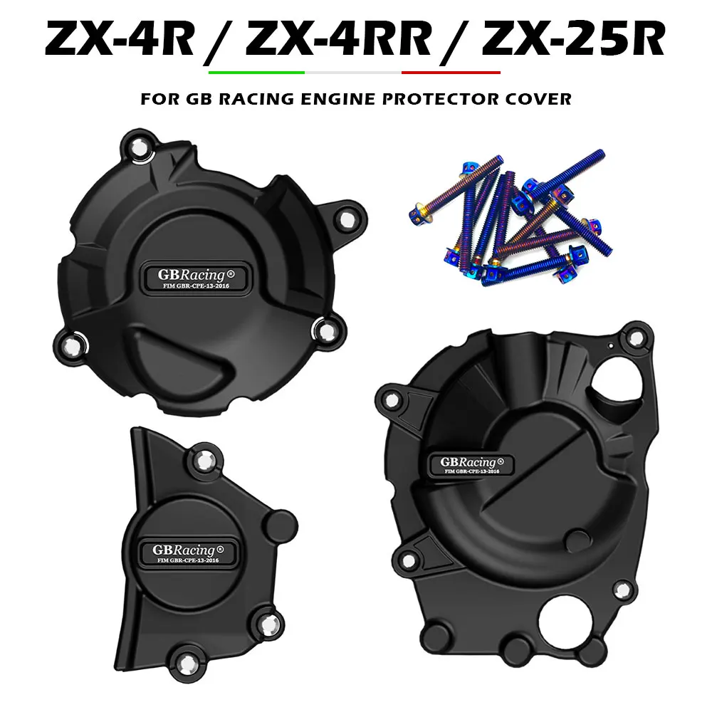 

GB Racing Engine Cover ZX25R ZX4R ZX4RR ZX400R ZX400RR For KAWASAKI Motorcycle Alternator Clutch Protection Cover Accessories