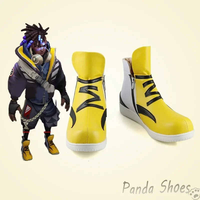 LOL Ekko Косплей Обувь Аниме Игра League of Legends Cos Кроссовки Экко Костюм Опора для Con Halloween
