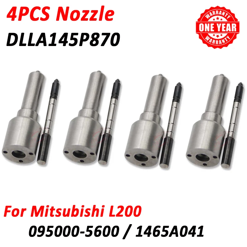 4 шт. Форсунка DLLA145P870 093400-8700 топливный инжектор dlla 145 p 870 для Mitsubishi L200 4D56 1465A041 095000-5600