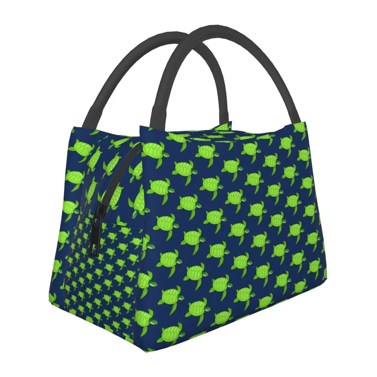 

Green Sea Turtle Lunch Bag Cute Animal Print Casual Lunch Box Office Convenient Thermal Tote Handbags Print Cooler Bag