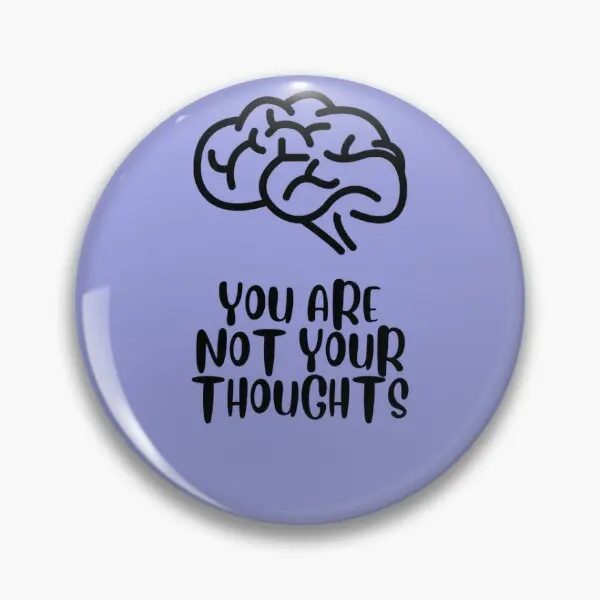 Женская Мягкая заколка-пуговица You Are Not Your Thinking
