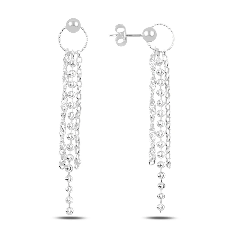 

Серебряные 925 пробы висячие серьги