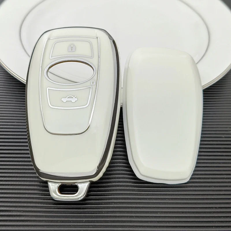 

Автомобильный корпус Fob для Subaru Legacy Outback 3 WRX Impreza STI Forester BRZ XV SV 3/4 кнопки Мягкий ТПУ Автомобильный Дистанционный ключ