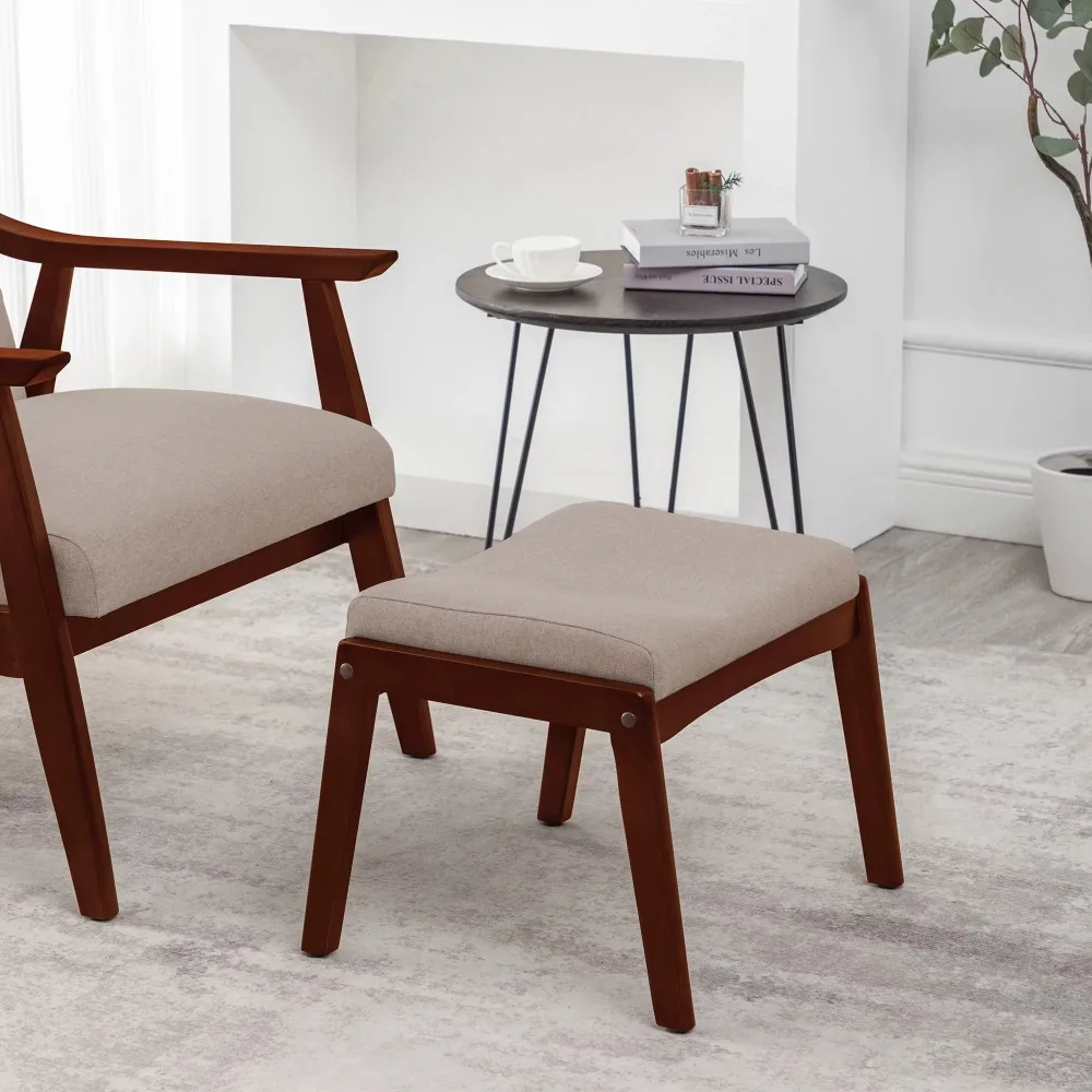

Comfortable Footstool in Living Room Square Stool in Bedroom Storage Bench Comfortable and Convenient Footstool Stool Chair