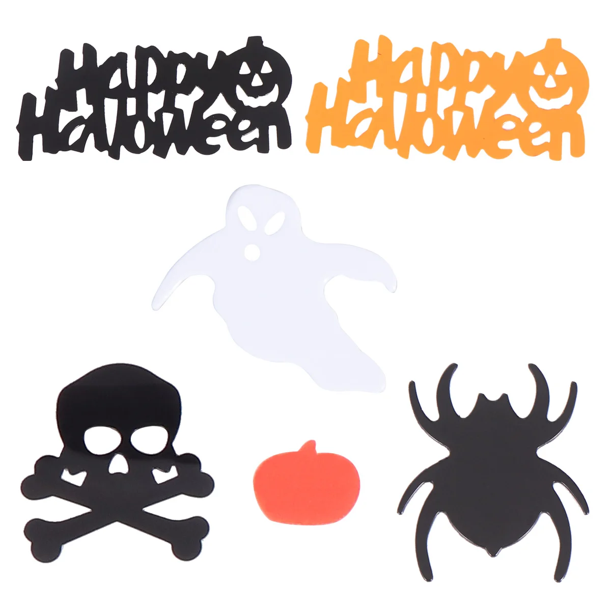 

Confettitable Pumpkin Glitter Sprinkles Bat Happy Spider Paper Spooky Ghost Decorationshaped
