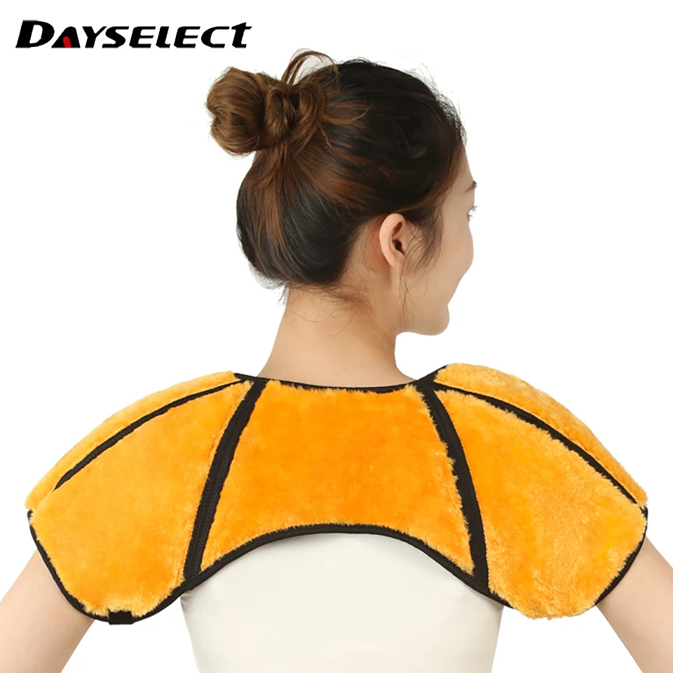 

1PCS Winter Gold Velvet Warm Shoulder Pads Back Support Shoulder Guard Gym Sport Injury Protection Fast Recovery Shoulder Brace