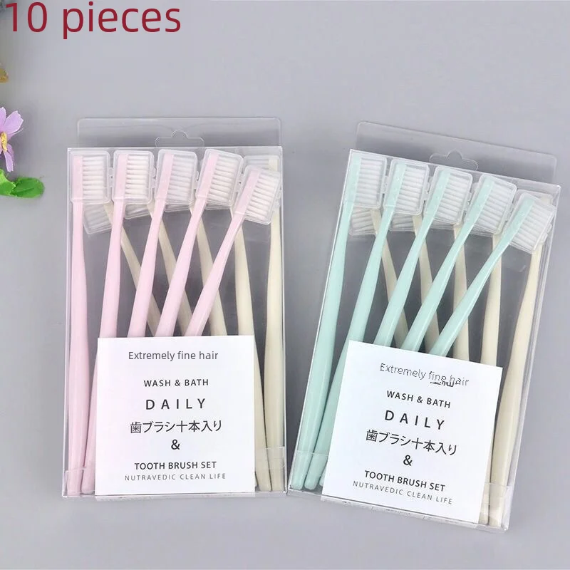 Зубная щетка с бамбуковым углем 10 шт