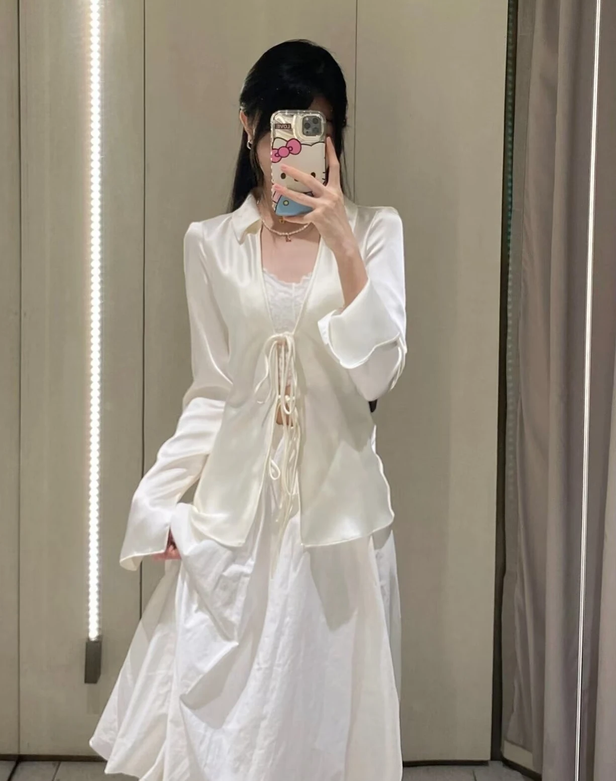 Rindu TRAF 2024 женская шелковая рубашка