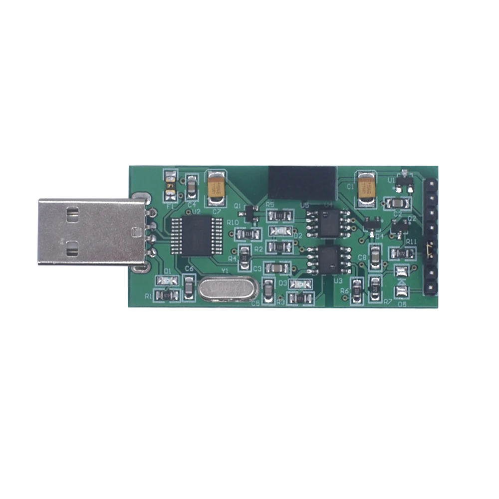 Изоляция USB к TTL Последовательный источник питания оптопары 3 В 5 Выход Модуль CH340
