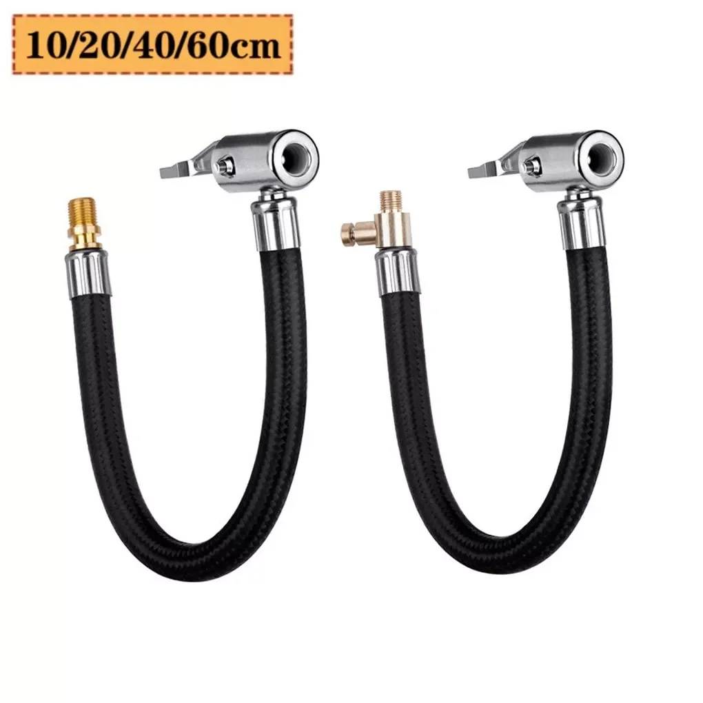

Car Tire Air Inflator Hose Inflatable Pump Extension Tube Adapter Twist Tyre Air Connection Locking Air Chuck Bike Motorcycle