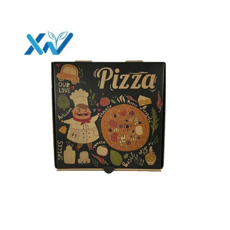 

hot selling eco-friendly personalized pizza box from china source factory supplier
