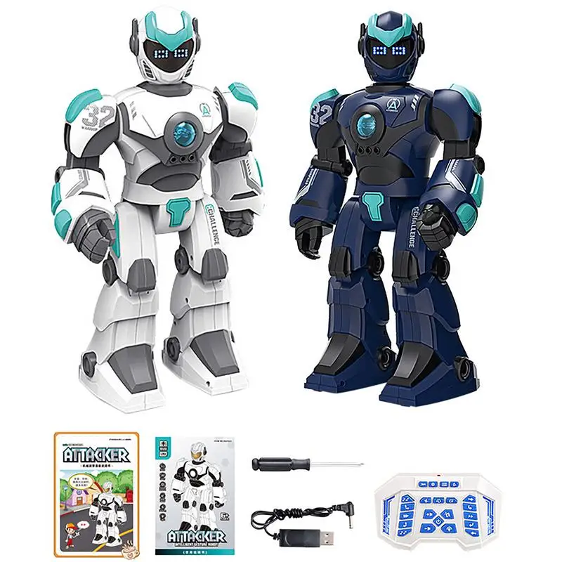 Remote Control Robot Toys Rechargeable Remote Control Robot For Kids Gesture Sensing Robot Toys Programmable Robot Toy For