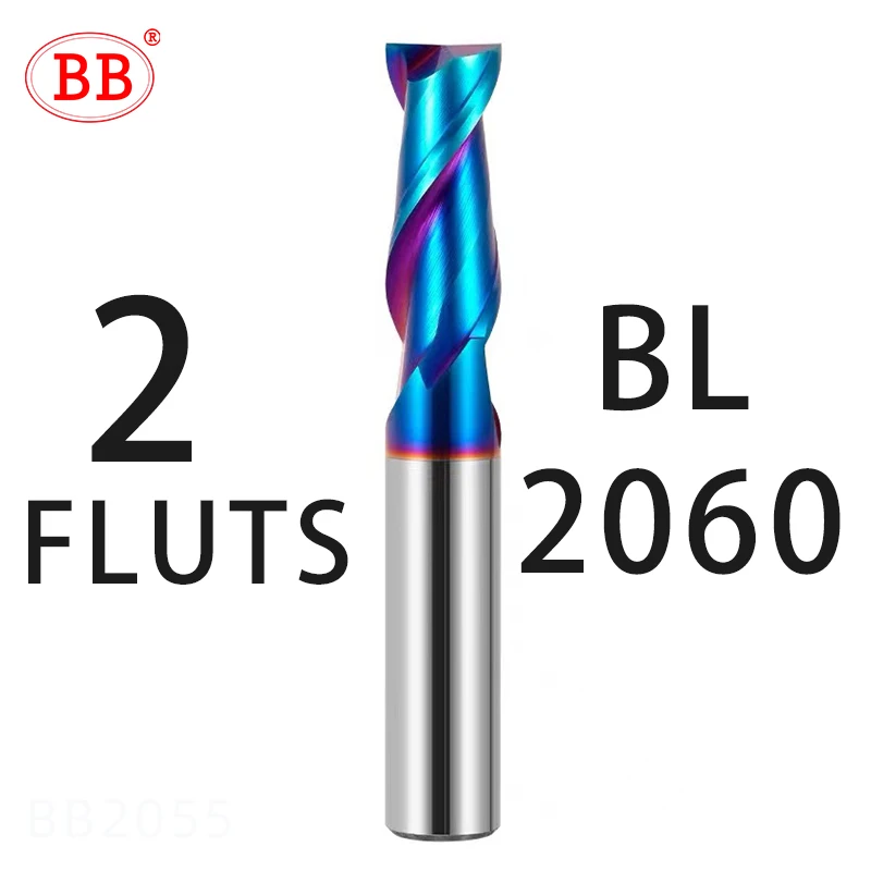 Фреза BB BL2060 плоская концевая 2-4 флейты