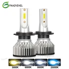 Автомобильные фары PANOVEHEL H4 H7 LED H1 H3 H8 H9 H11 12000LM 9005 9006 9004 9007 K 3000K 6000K автомобильные противотумансветильник ры 12 В светодиодный ная лампа