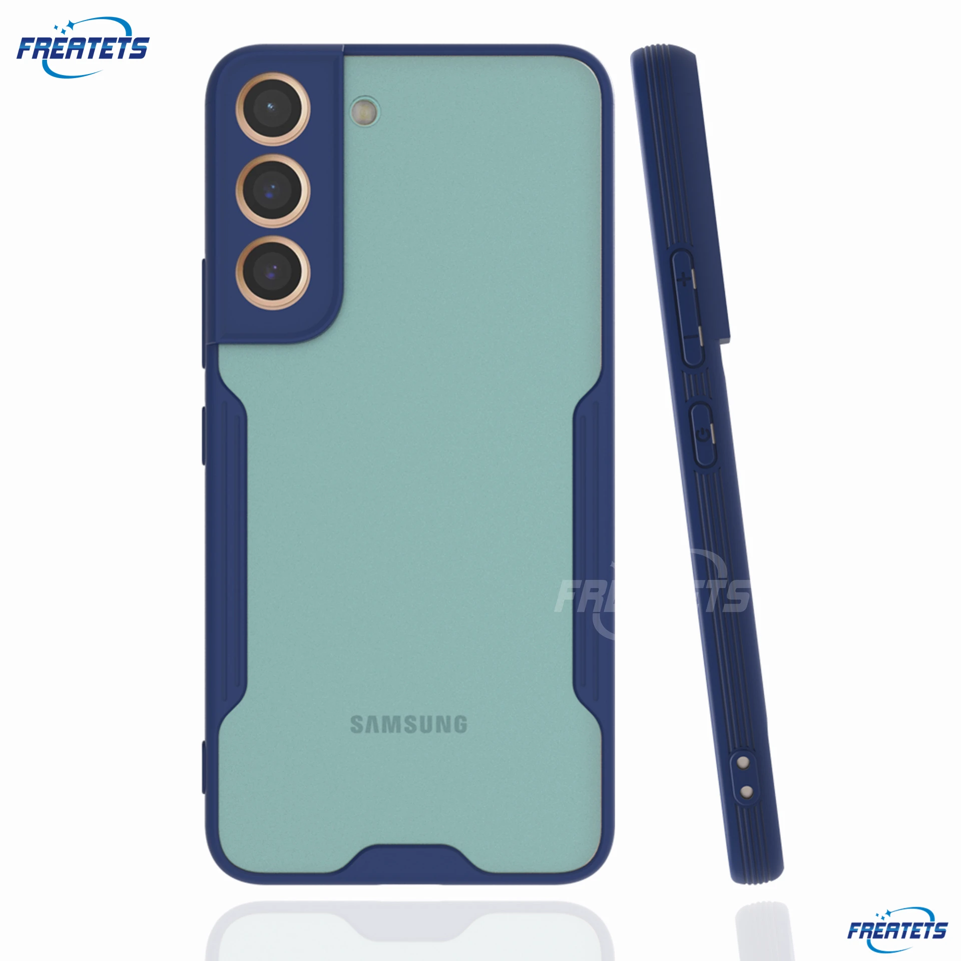 

For Samsung S22 Translucent Phone Case 0,2mm Ultra-Slim Matt Semi-Transparent Anti-Fingerprint Light-Weight