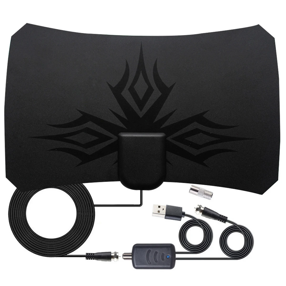 

980 Miles 1080P Digital Indoor HDTV Antenna with Signal Amplifier