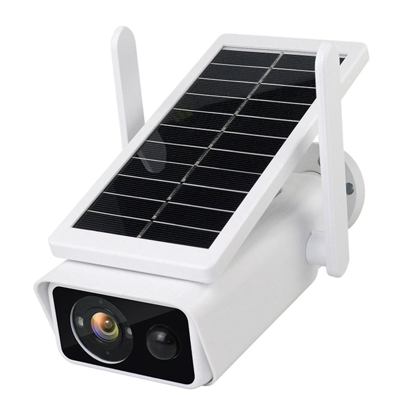 

Outdoor Wifi Surveillance Camera With Solar Panel 1080P Camera Rechargeable Night Vision Motion Detection Waterproof