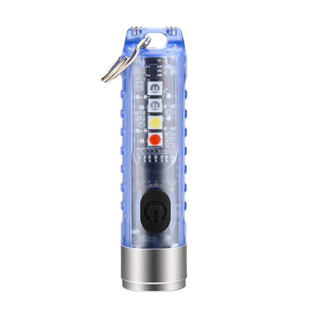

1 Set Outdoor LED Flashlight Creative Flashlight Hanging Mini Flashlight Keychain