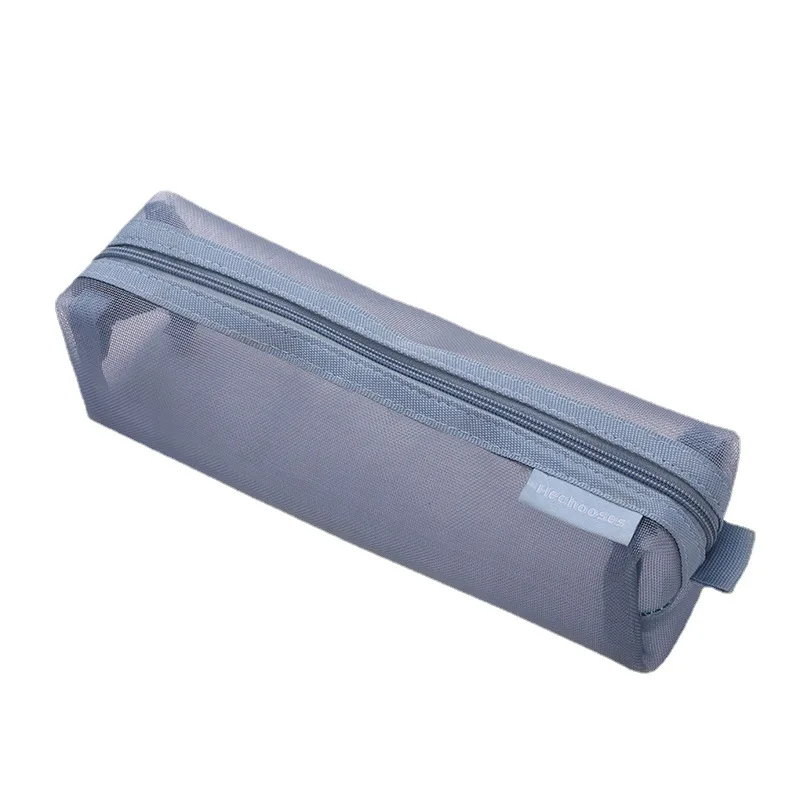 

Transparent Mesh Stationery Storage Bag Three-Dimensional Simple Pen Bag Student Exam Specific Stationery Bag Organizer