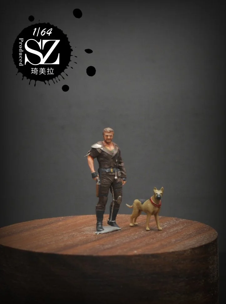 

1/64 1/43 puppet model Max micro-landscape shooting props car model scene layout decoration resin figure