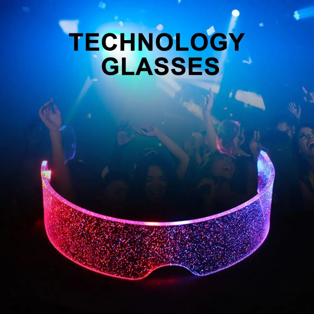 

Luminous Glasses Integrated Translucent Glow in The Dark Party Disco Dancing Luminous Eyeglasses LED Glasses Party Favors