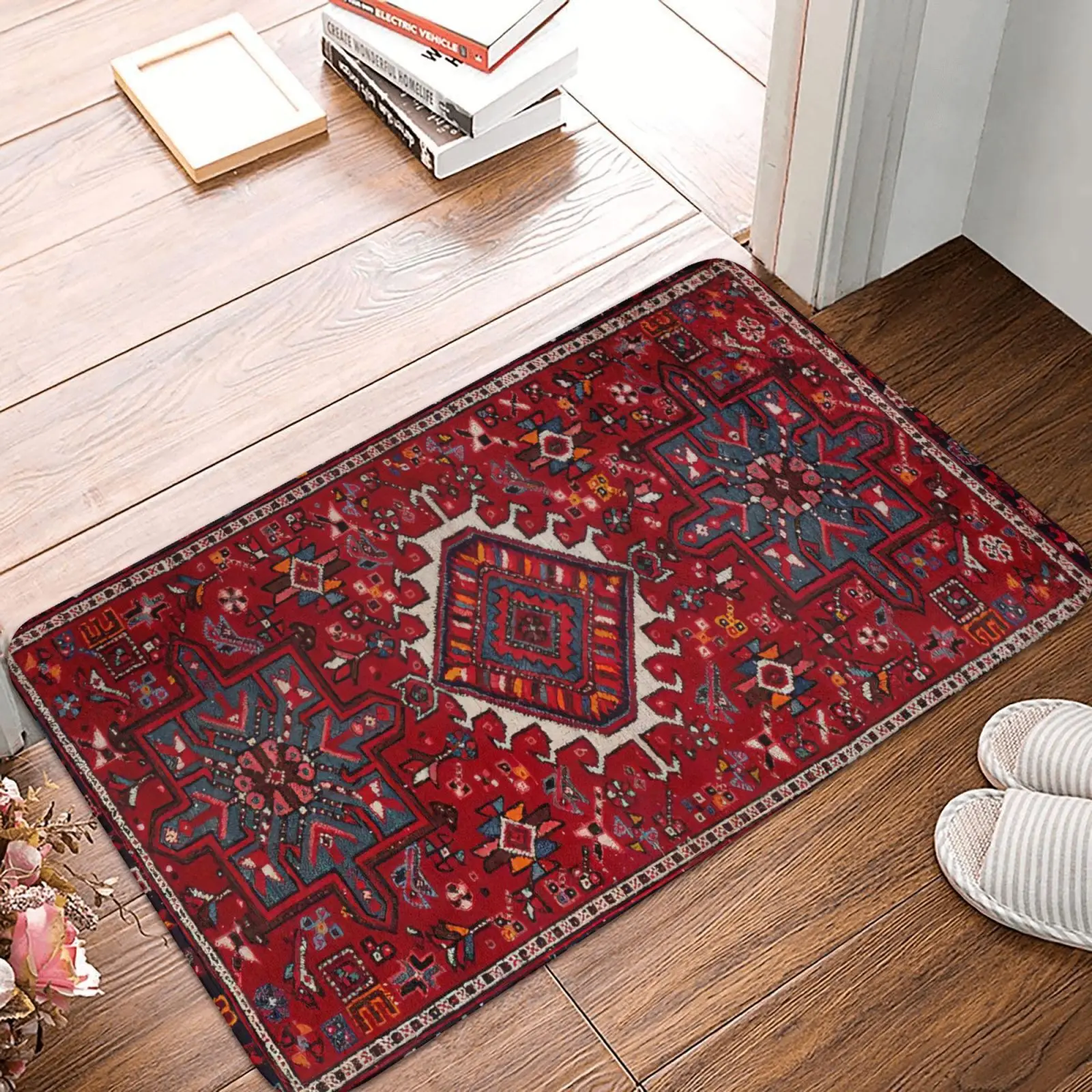 Moroccan Ethnic Decorative Bathroom Mats Small Rugs Soft Kitchen Mats Home Living Room Carpets Entrance Door Mats