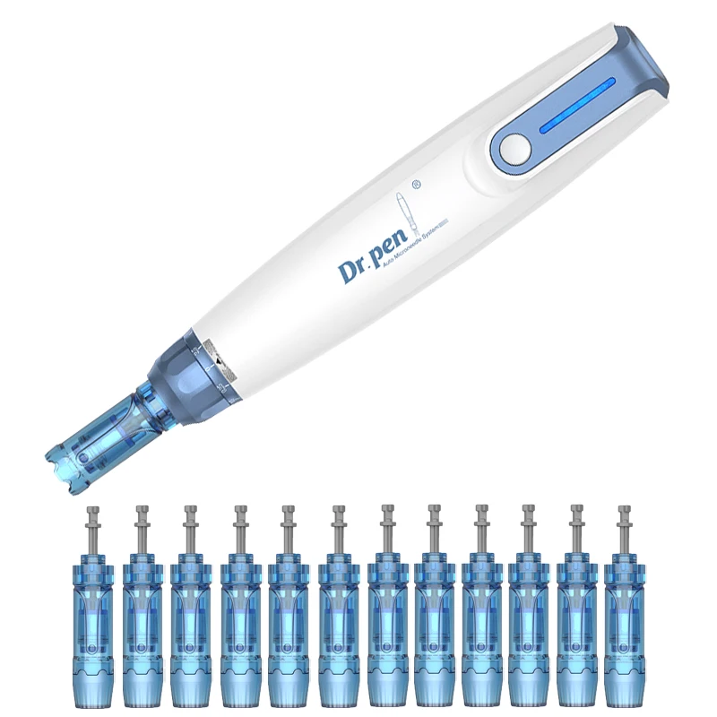 

Dr. pen A9 Derma Pen Beauty Equipment MTS Microneedling Device Face Skin Care Machine ULTIMA-A9 W Wireless with 12Pcs Cartridges