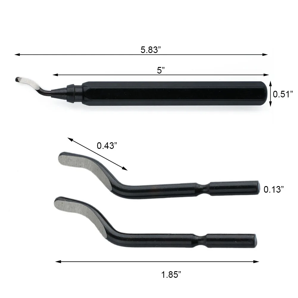 Hand Burr Trimming Knife RB1000 Edge Scraper Pipe Trimmer HSS Plastic Metal Wood Deburring Tools Rough Edge Remover enlarge